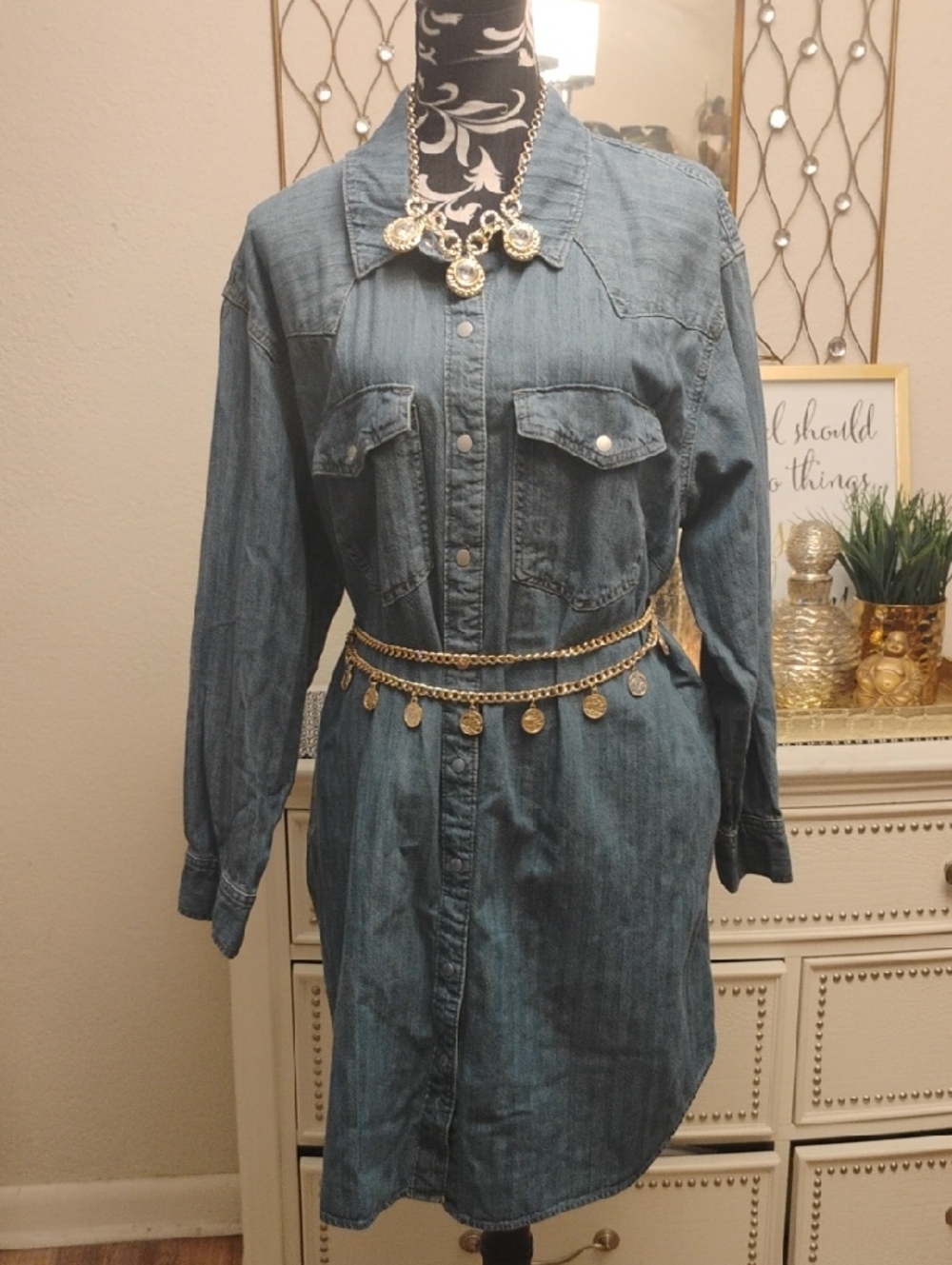 Universal Thread Denim Shirt Dress